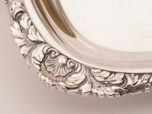 Stunning Edwardian Silver Plated Tray Circa 1905