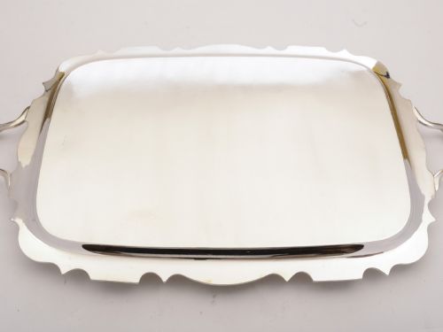 Fabulous Edwardian Large Silver Plated Tray Circa 1905