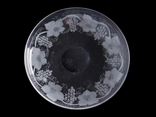 Gorgeous Set of 6 Glass Dessert Dishes Circa 1905