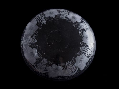 Gorgeous Set of 6 Glass Dessert Dishes Circa 1905