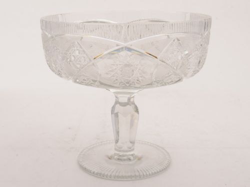 Lovely Art Deco Glass Pedestal Bowl Circa 1930