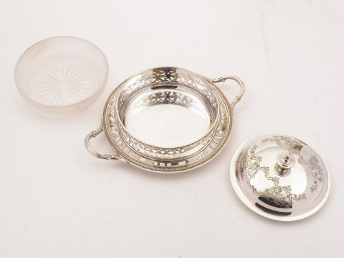 Gorgeous Victorian Butter Dish Circa 1890