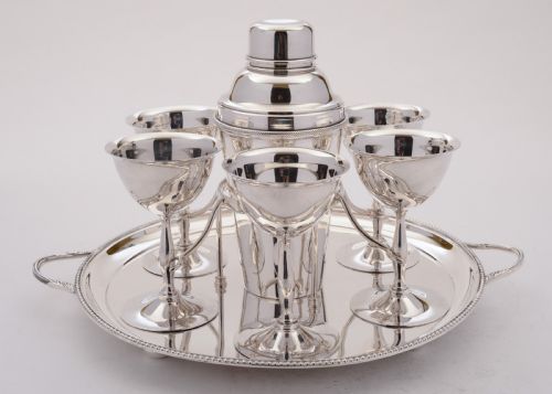 Superb Art Deco Cocktail Set Circa 1930