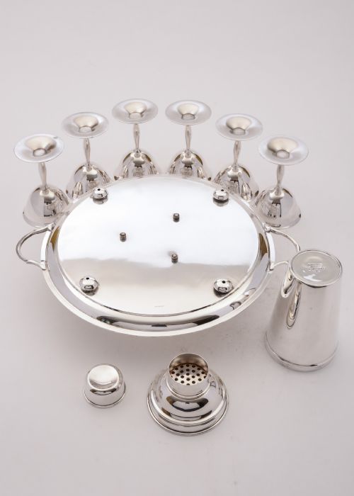 Superb Art Deco Cocktail Set Circa 1930