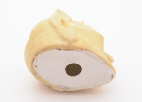 Unusual German Porcelain Devil's Head Matchstriker Circa 1910