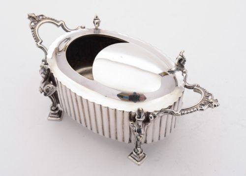Superb Victorian Silver Plated Spoon Warmer Circa 1880