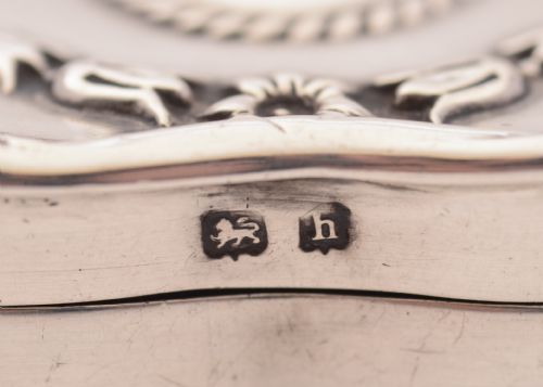 Charming Edwardian Silver Trinket Box Birmingham 1907