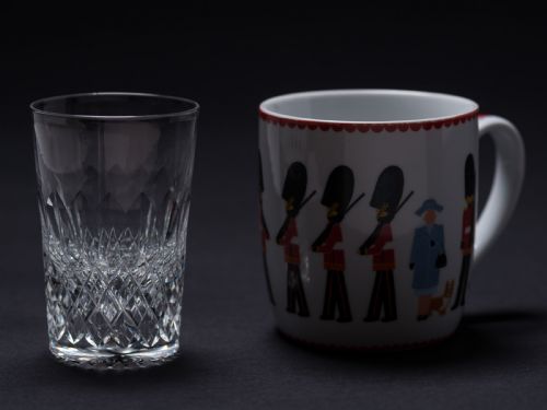 Lovely 5 Edwardian Cut Glass tumblers Circa 1905