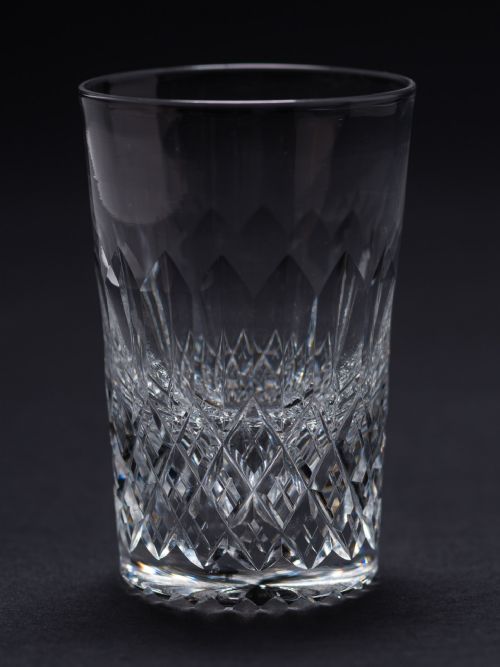 Lovely 5 Edwardian Cut Glass tumblers Circa 1905