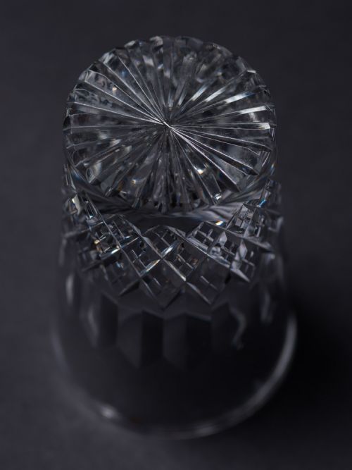 Lovely 5 Edwardian Cut Glass tumblers Circa 1905