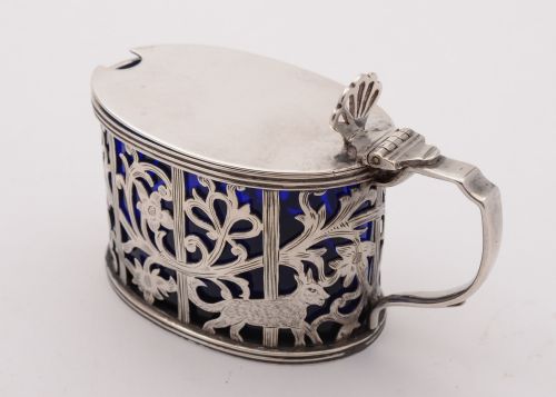 Nice Silver Mustard Pot London 1922