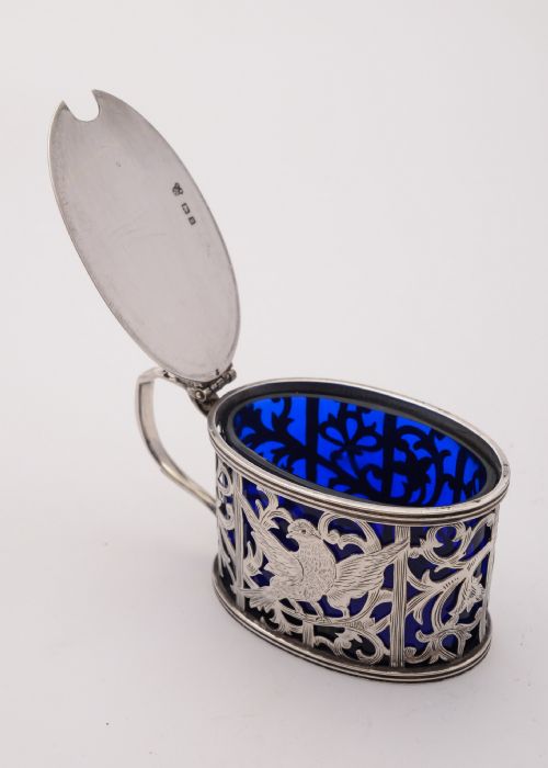 Nice Silver Mustard Pot London 1922