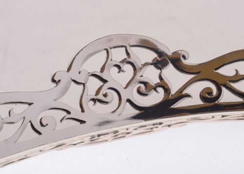 Stunning Edwardian Silver Plated Gallery Tray Circa 1905