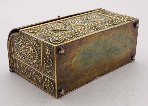 Art Nouveau Brass Document Box Circa 1900