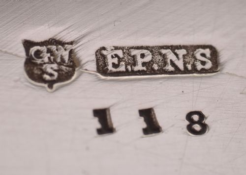 Gorgeous Edwardian Silver Plated Grape Dish and Scissors