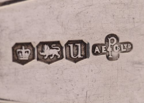 Superb Pair of Art Deco Silver Salad Servers 1937