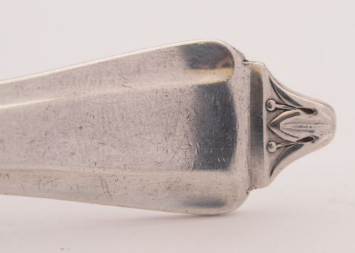 Superb Pair of Art Deco Silver Salad Servers 1937