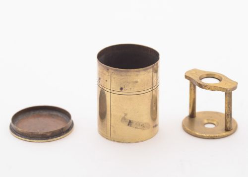 Unusual Victorian Pocket Microscope Circa 1890
