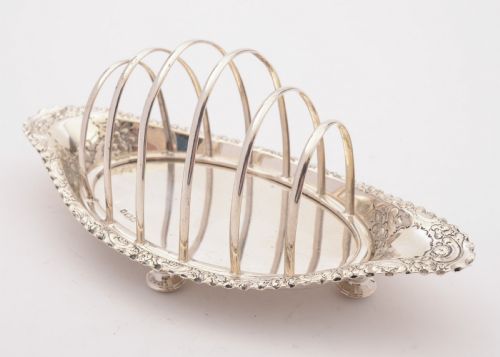 Fabulous Victorian Silver Toast rack Sheffield 1890