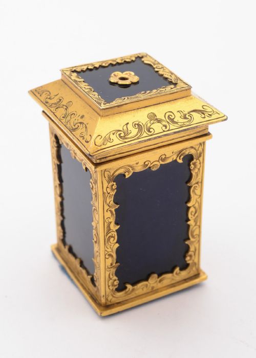 Fabulous Victorian Gilt Brass Vesta Box Circa 1880