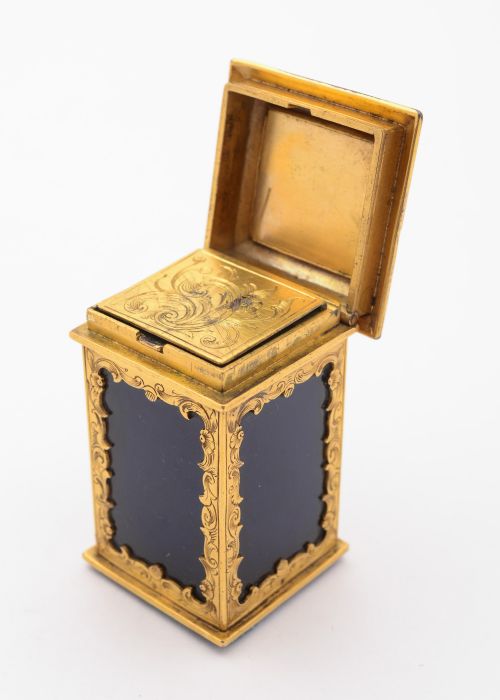 Fabulous Victorian Gilt Brass Vesta Box Circa 1880