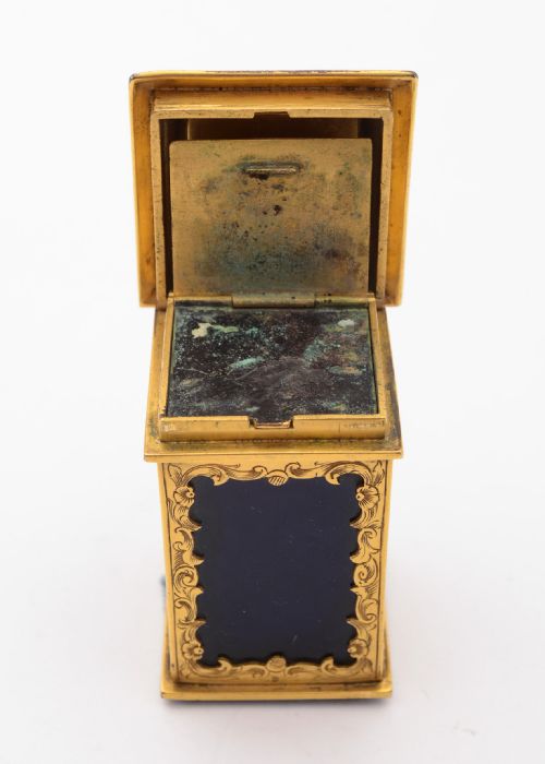 Fabulous Victorian Gilt Brass Vesta Box Circa 1880