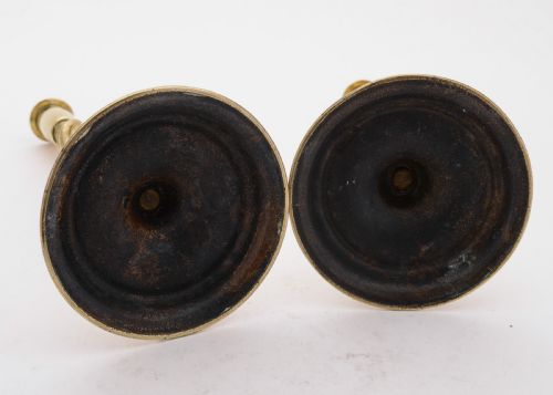 Lovely Pair of Brass Open Barley Twist Candlesticks Circa 1920