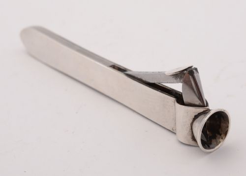 Superb Art Deco Silver Cigar Cutter London 1938