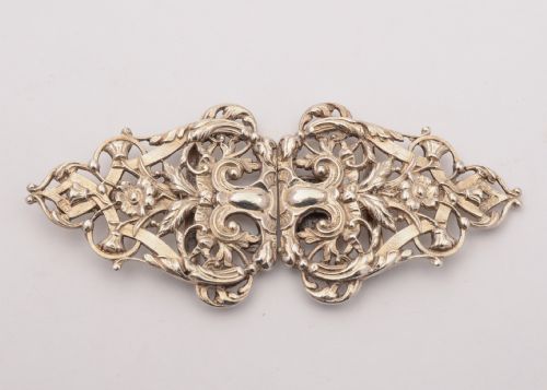 Fabulous Silver Nurses Buckle Birmingham 1893