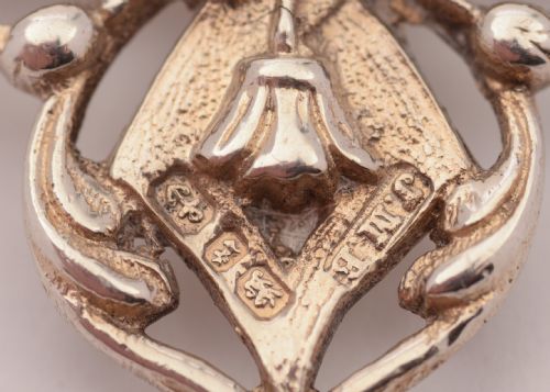 Fabulous Silver Nurses Buckle Birmingham 1893