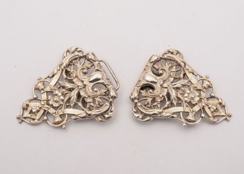 Fabulous Silver Nurses Buckle Birmingham 1893