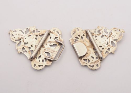 Fabulous Silver Nurses Buckle Birmingham 1893