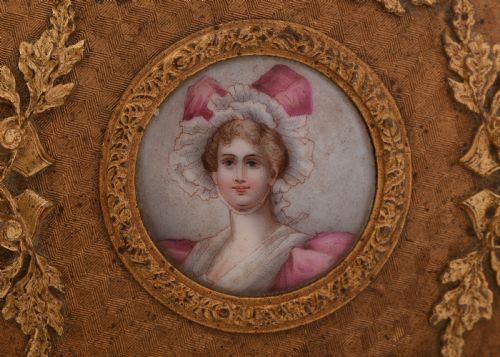 Beautiful French Brass Gilt Jewellery Box Circa 1900