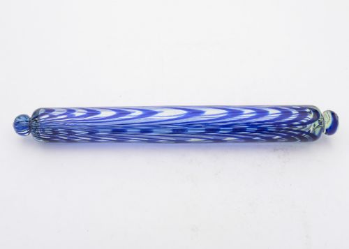 Fabulous Nailsea Glass Rolling Pin Circa 1880