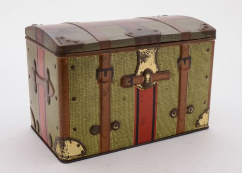 Lovely Novelty Tin Sweet Box Circa 1900