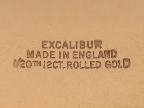 Beautiful Rolled Gold and Amethyst Bracelet Circa 1930