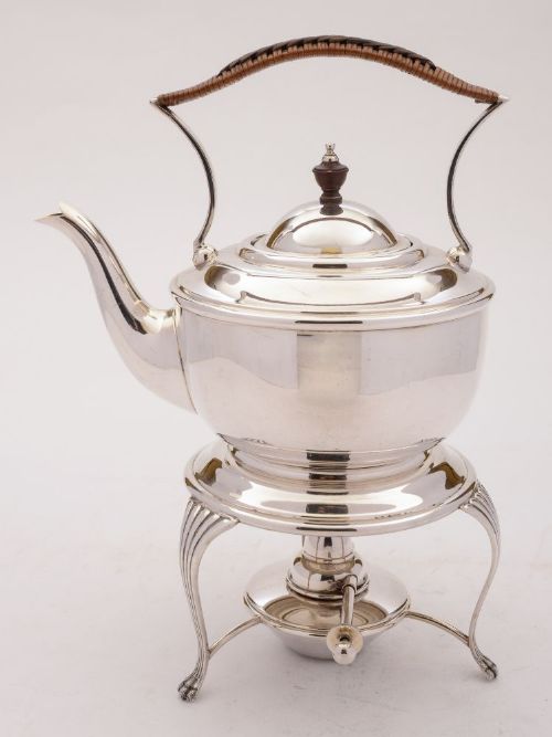 Nice Edwardian Silver Plated Kettle on Stand Circa 1905