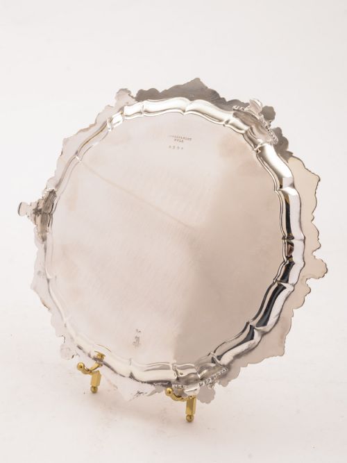 Nice Victorian Silver Plated Salver Circa 1880