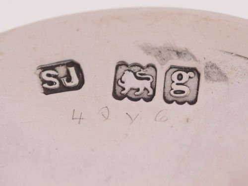 Fabululous Edward VII Coronation Inkpot London 1902