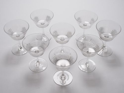 Superb Edwardian Set of 8 Champagnes Circa 1905