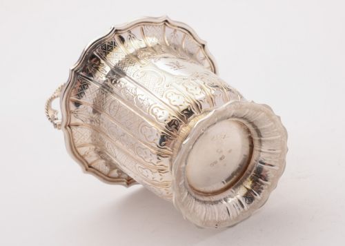 Fabulous Victorian Elkington Sugar Basket 1853