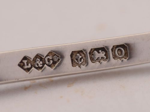 Gorgeous Set of 6 English Liberty & Co Silver Cake Forks 1938