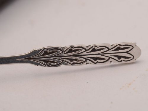 Gorgeous Set of 6 English Liberty & Co Silver Cake Forks 1938