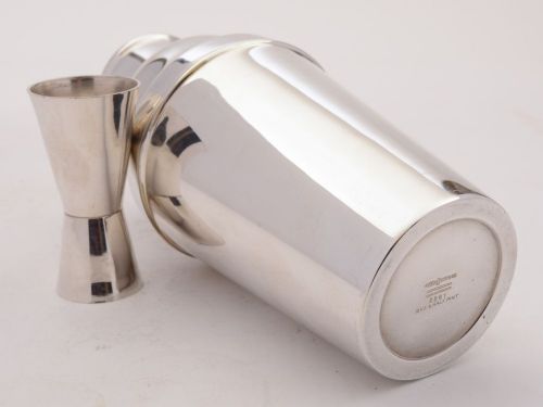 Superb Art Deco Silver Plated Cocktail Shaker Circa 1930