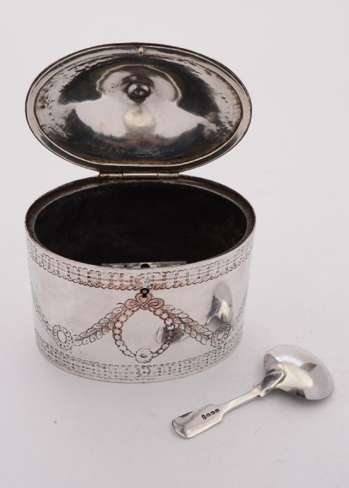 Wonderful Sheffield Plated Tea Caddy Circa 1790