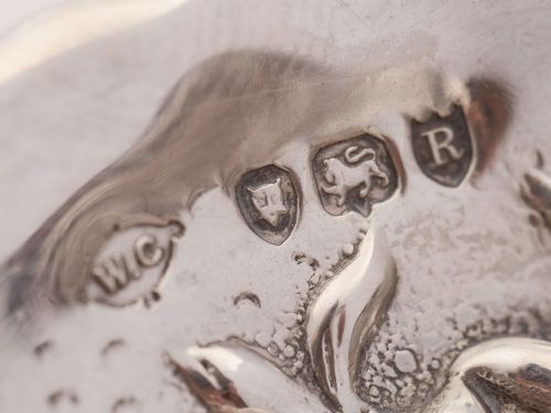 Pair of Superb Victorian Silver Dishes London 1892