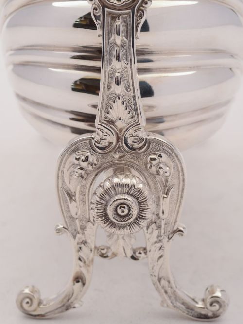 Fabulous Victorian Silver Plated Folding Biscuit Box 1884