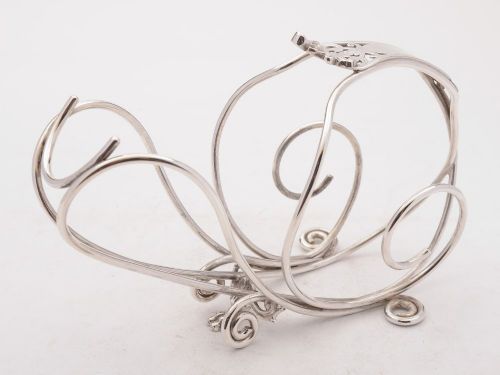 Superb Victorian Silver Plated Wine Cradle Circa 1890