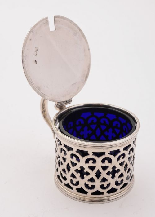 Fabulous Victorian Silver Mustard Pot London 1856