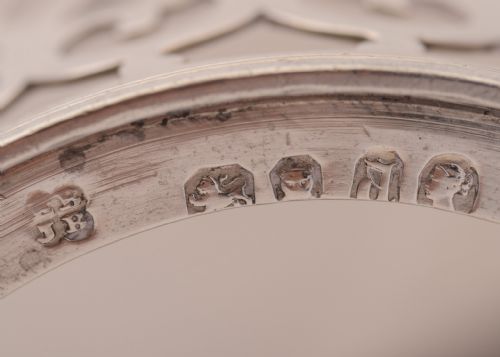 Fabulous Victorian Silver Mustard Pot London 1856